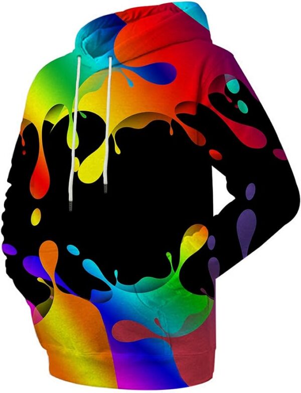 Unisex Realistic 3D Print Galaxy Pullover Hooded Sweatshirt Hoodies - Image 2