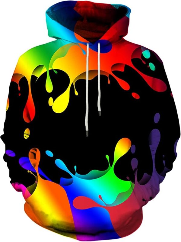 Unisex Realistic 3D Print Galaxy Pullover Hooded Sweatshirt Hoodies