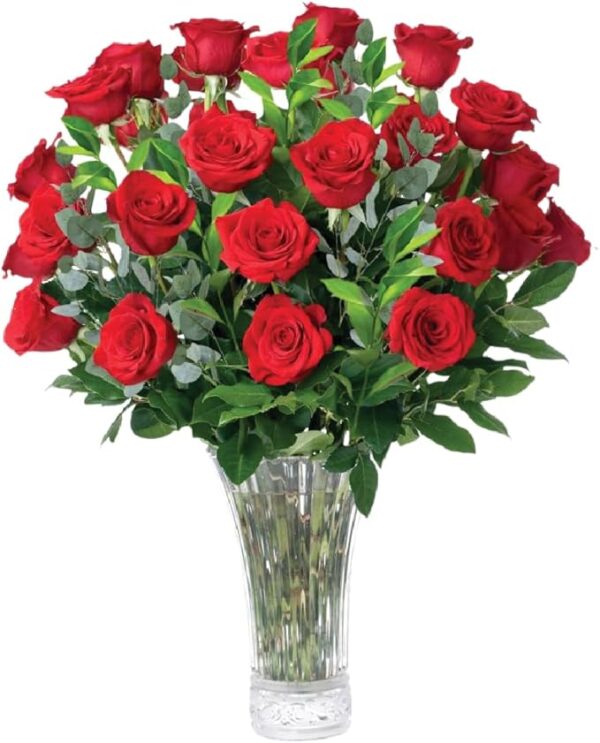 Red Roses Flowers Fresh Bouquet