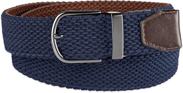 Cole Haan mens Reversible Stretch Fabric Belt - Image 2